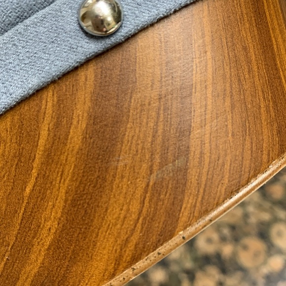 Jessica Simpson Dalia Powder Blue Suede Clogs with Silver Studds. - Picture 11 of 14